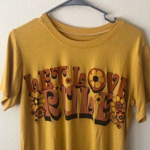 Let Love Rule t shirt